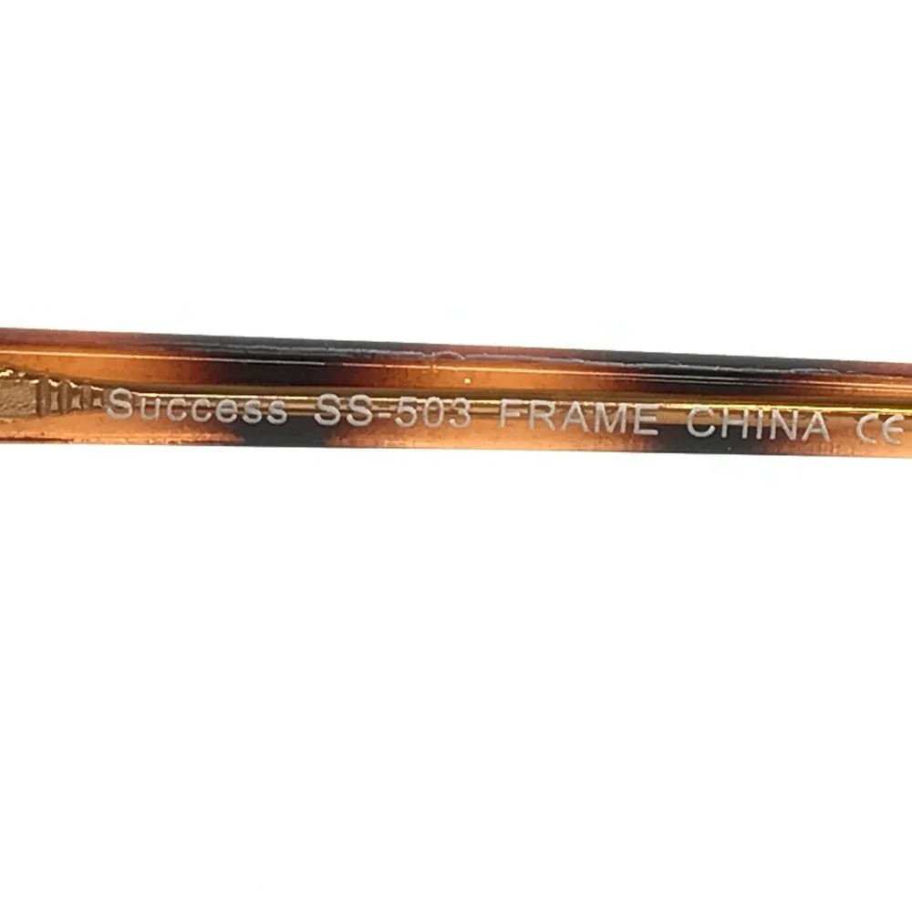 Success Eyeglasses Frames SS-503 TORT Tortoise Grey Square Full Rim 53-18-145